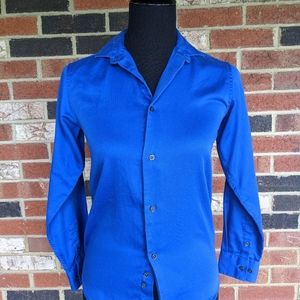 Calvin Klein Blue Button Up - Large